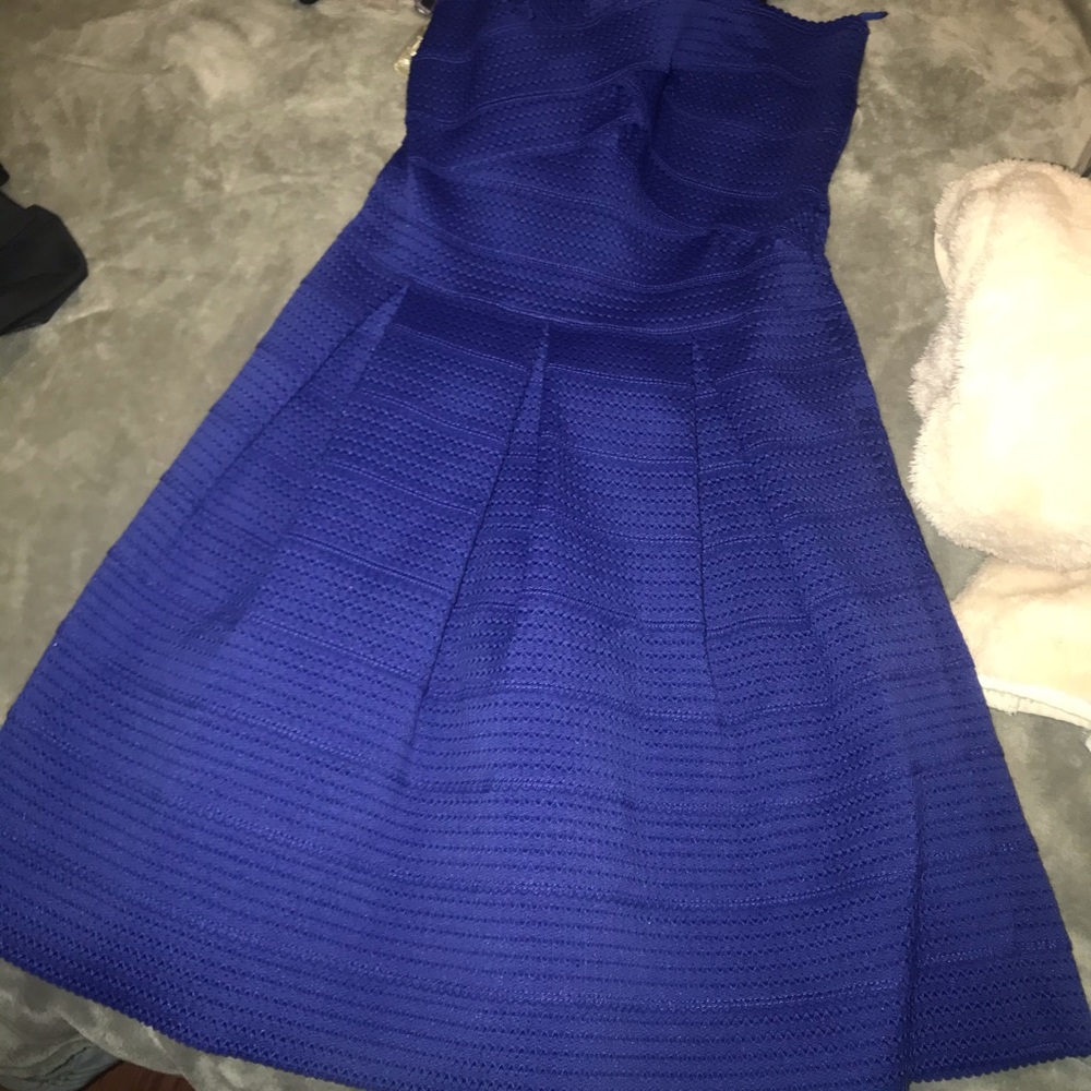 blue short dress